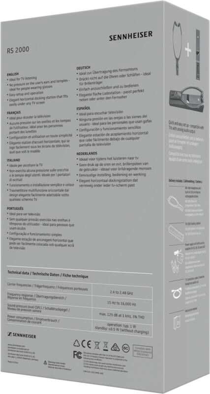 Sennheiser Fernseh-Kopfhörer RS 2000