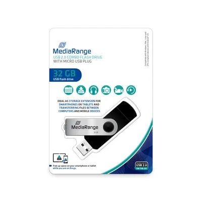 Media Range MediaRange USB Combo flash drive Micro USB 32GB