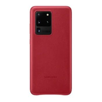 Samsung Leather-Cover "EF-VG988" für Galaxy S20 Ultra, Rot