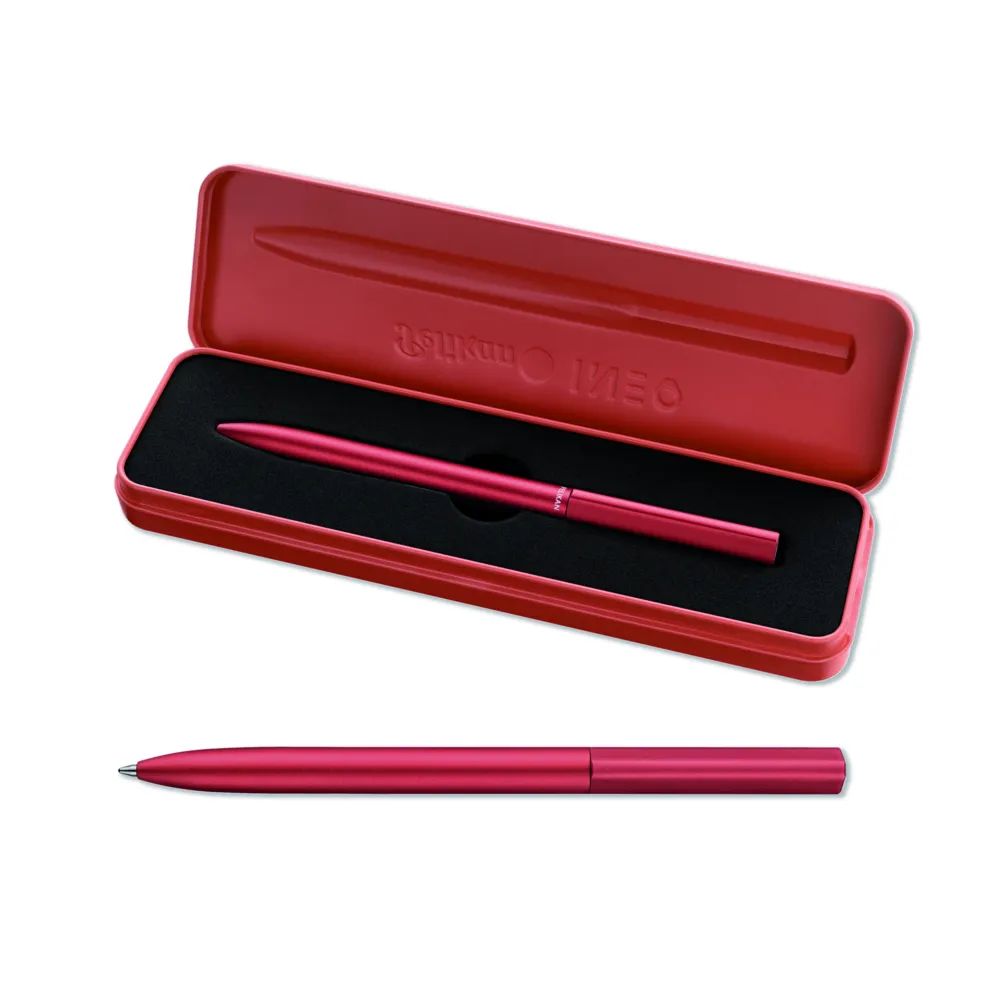 Pelikan Kugelschreiber Ineo® Elements K6, 1 ST im Metall-Etui, Feuer- Rot