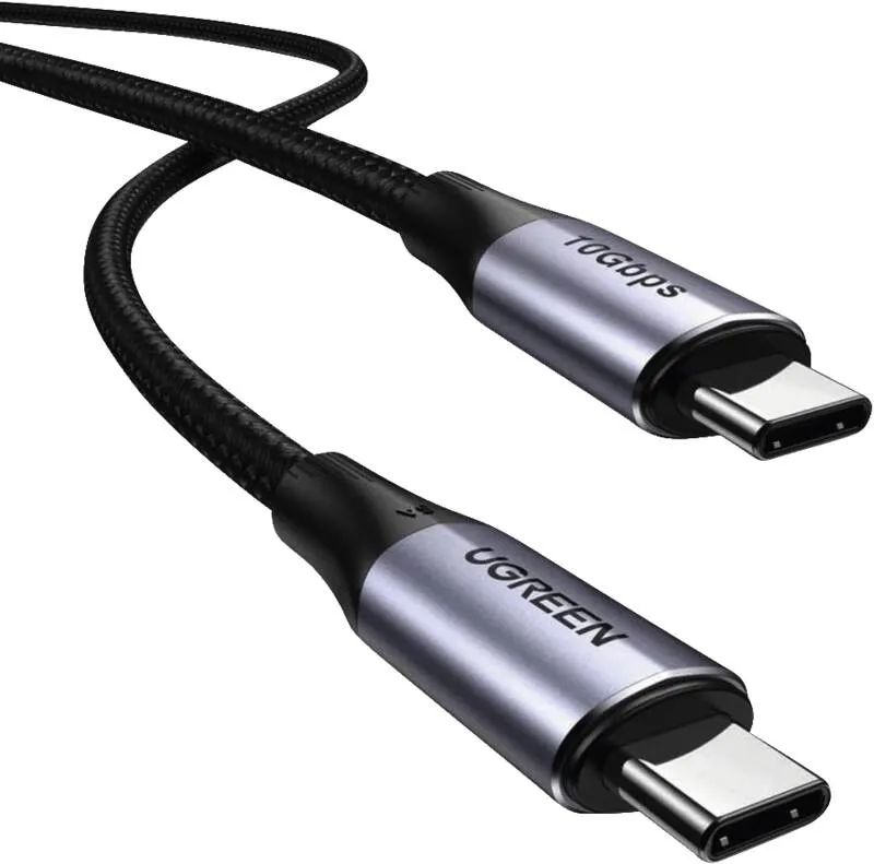 UGREEN USB-C 3.1 GEN2 Male to Male 5A Data Cable 240W Max 1m US355