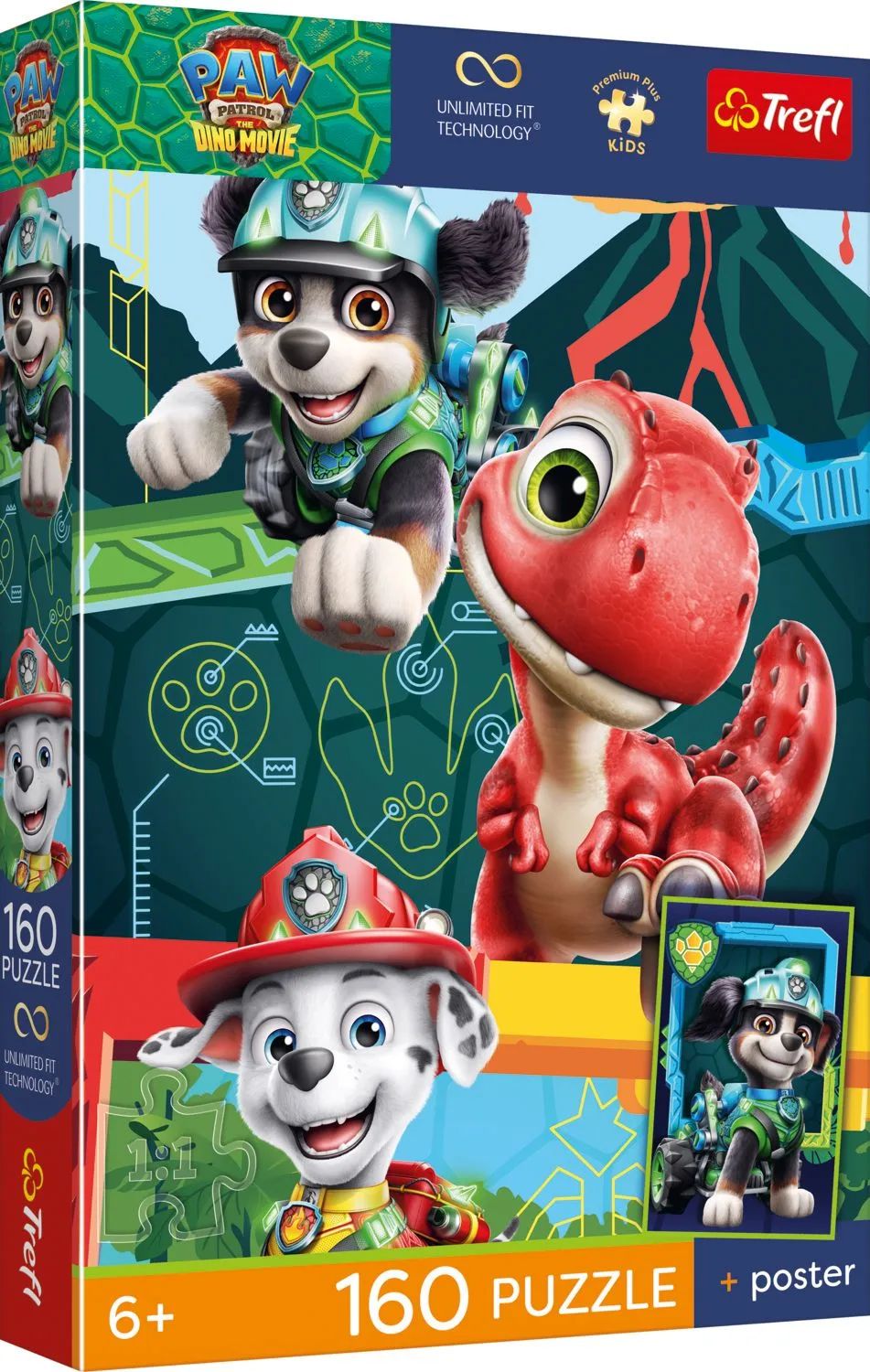 Trefl S.A. Pz. Paw Patrol Dino Film 160T