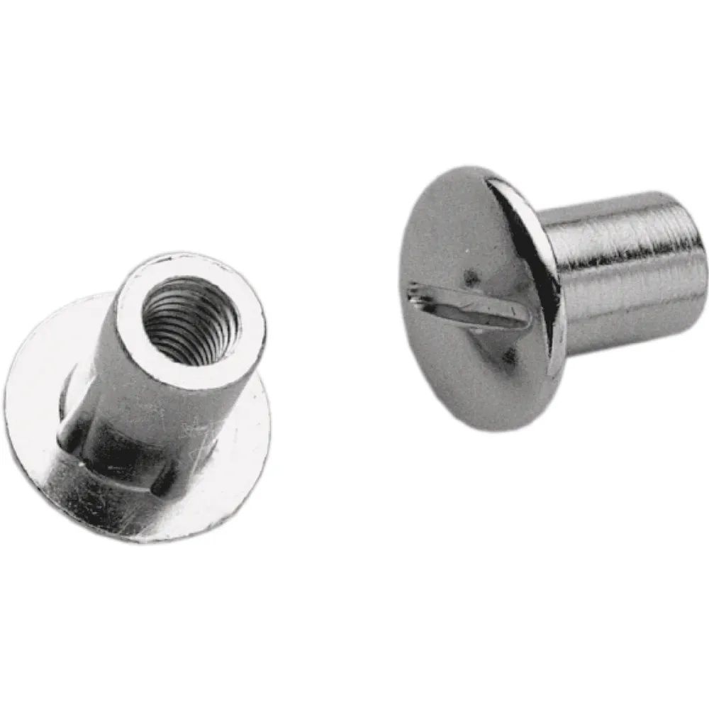 Schachermayer VVP SECOTEC Hülsenmutter M6 mit Rille, Höhe 11mm vernickelt SB-4 BL1