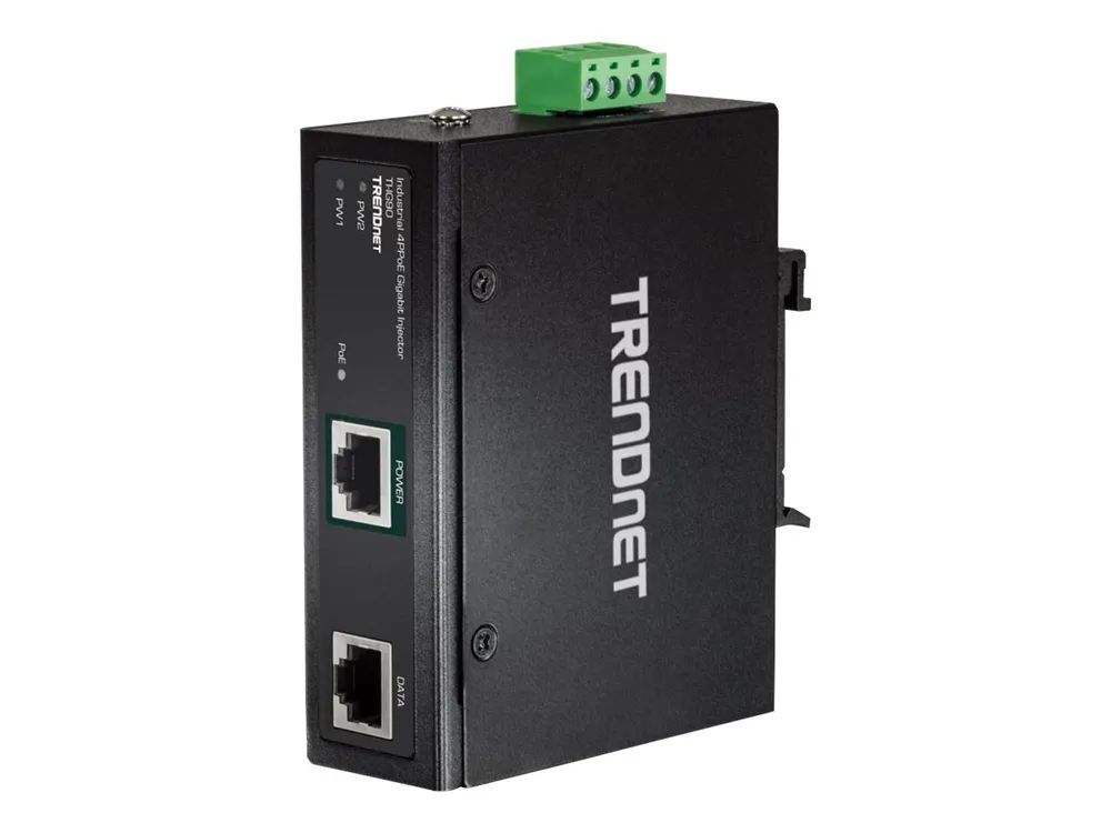 TRENDnet TI-IG90 - Hardened Industrial - Power Injector (DIN-Schienenmontage möglich)