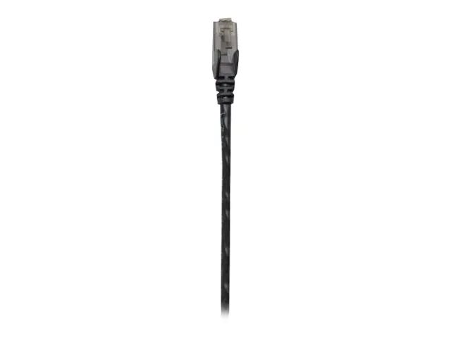 IC Intracom Intellinet Network Patch Cable, Cat6, 3m, Black, CCA, U/UTP, PVC, RJ45, Gold Plated Contacts, Snagless, Booted, Lifetime Warranty, Polybag - Patch-Kabel - RJ-45 (M)