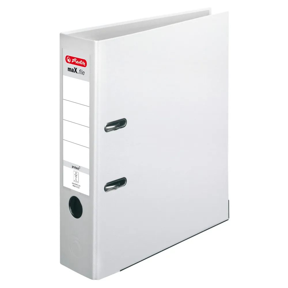 herlitz Ordner maX.file protect A4 8cm weiß