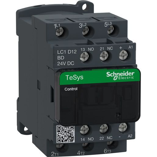Schneider Electric SCHÜTZ 3P 5,5KW 1S+1Ö 24VDC / SCHN.E LC1D12BD