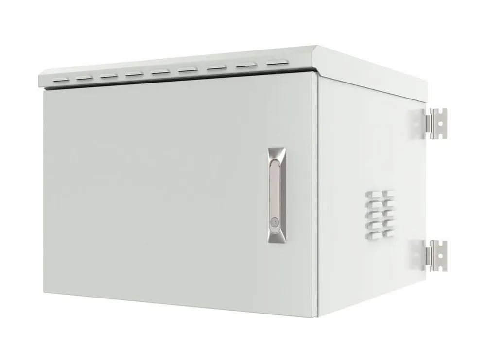 Lanview by Logon - Schrank Netzwerkschrank - 60 x 60 - geeignet für Wandmontage - RAL 7035, weiß - 7U - 48.3 cm (19")