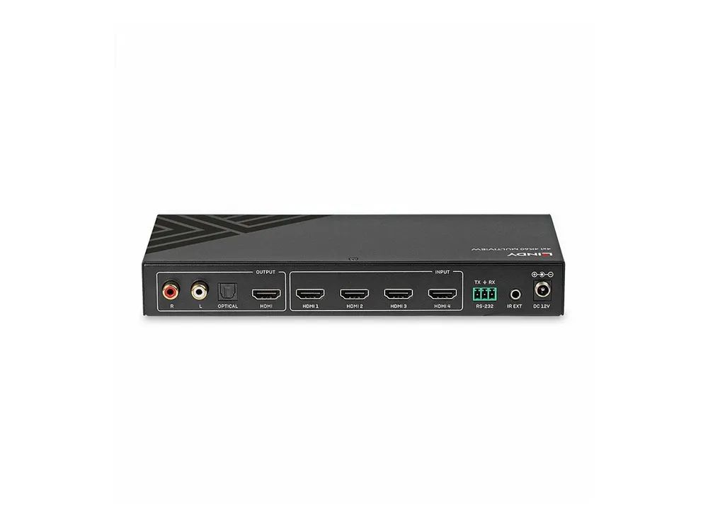 Lindy Video/Audio-Schalter - 4x1, 4K60, multiview