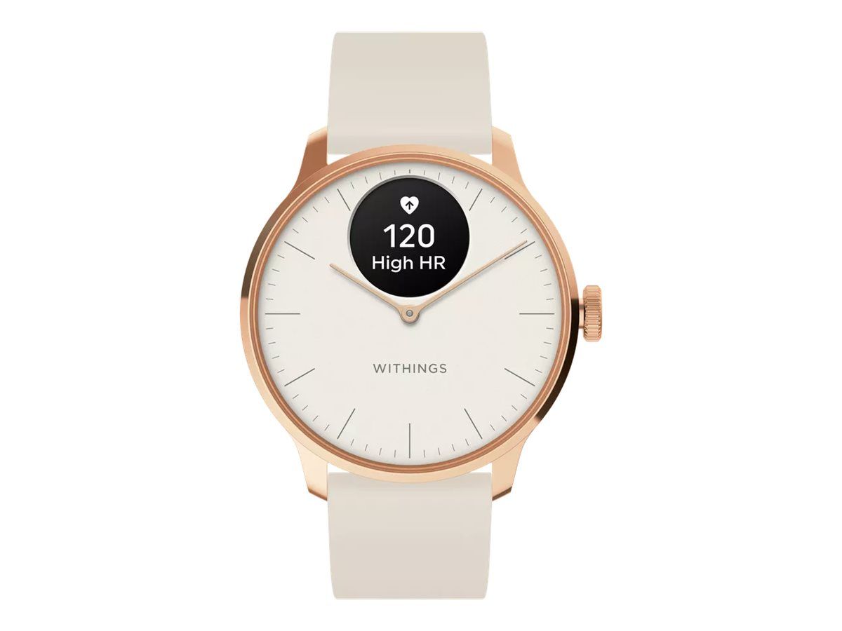 WITHINGS ScanWatch Light - 37 mm - rotgoldener Edelstahl