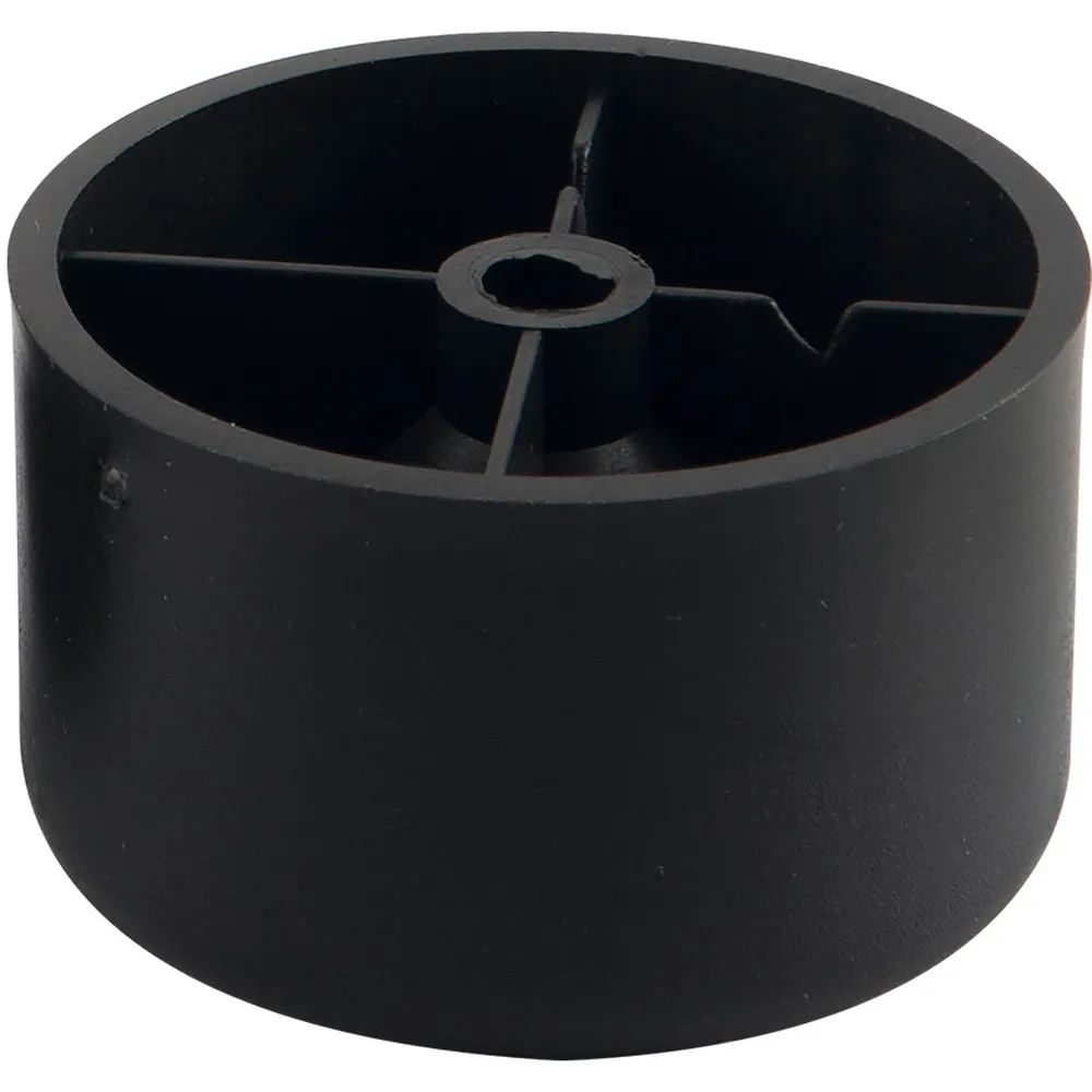 Maier H.C.GmbH Möbelrollen Möbelgleiter starr ø 50 mm, Höhe 30 mm, Kunststoff schwarz