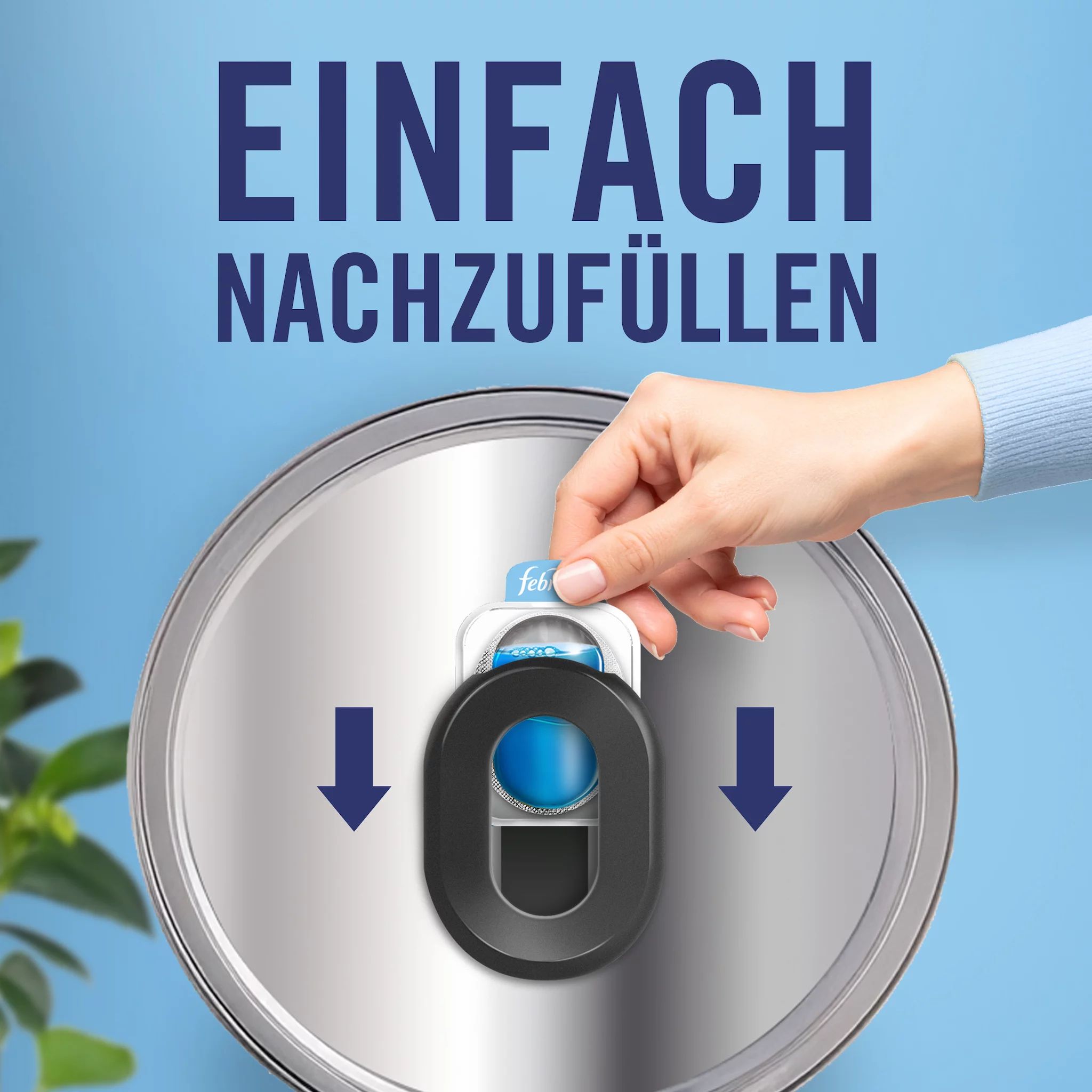 Febreze Mülleimererfrischer Nachfüller Reine Frische Duo = 9,76ml