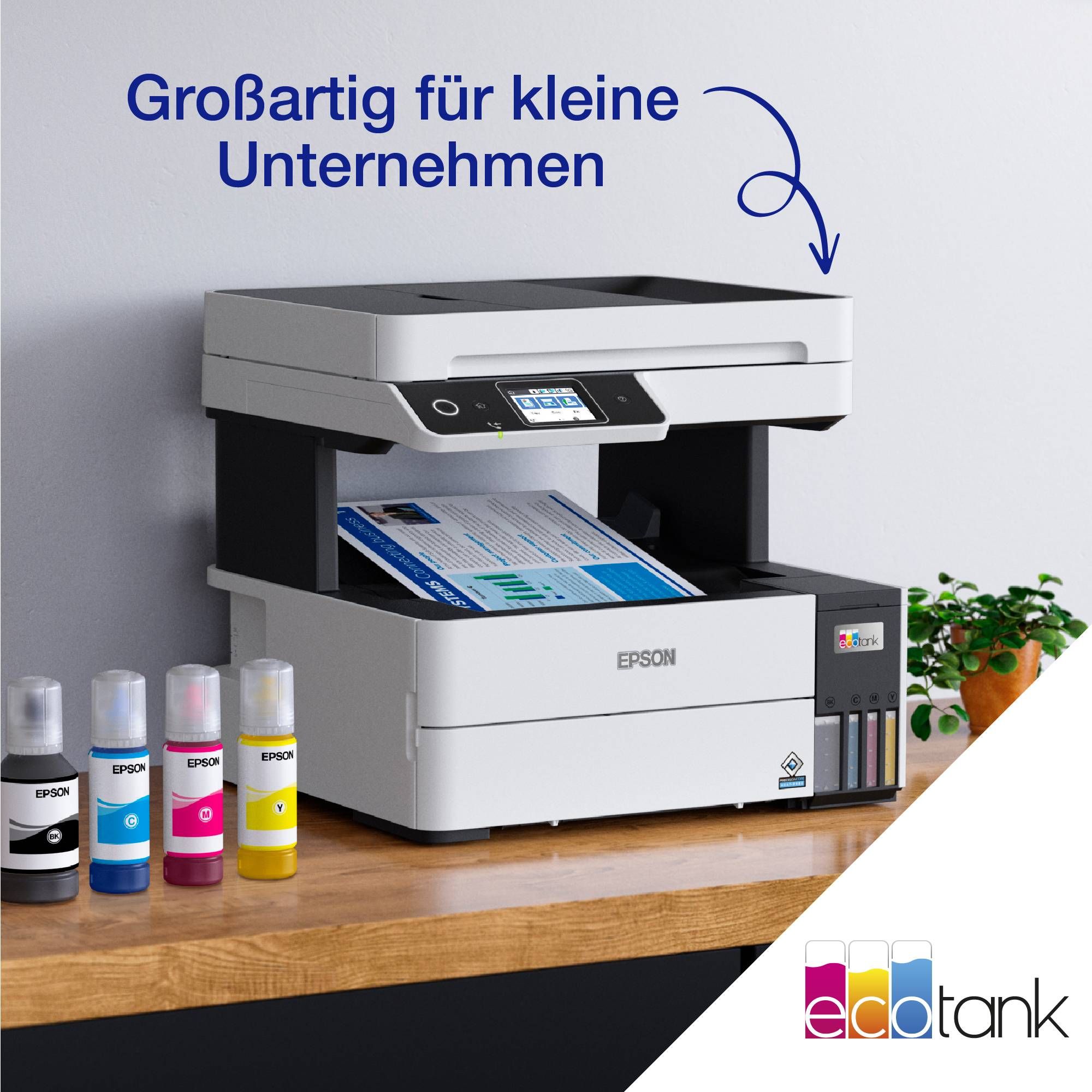 Epson EcoTank ET-5170 - Multifunktionsdrucker - Farbe - Tintenstrahl - A4 (210 x 297 mm)