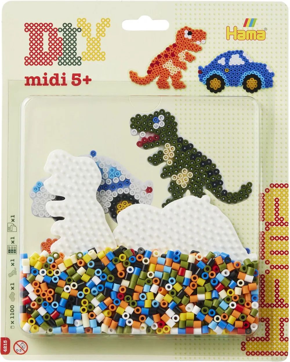 Malte Haaning Plastic A/S HAMA Blister Dino und Auto