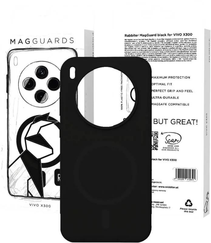 Rabbiter MagGuard black for vivo x300
