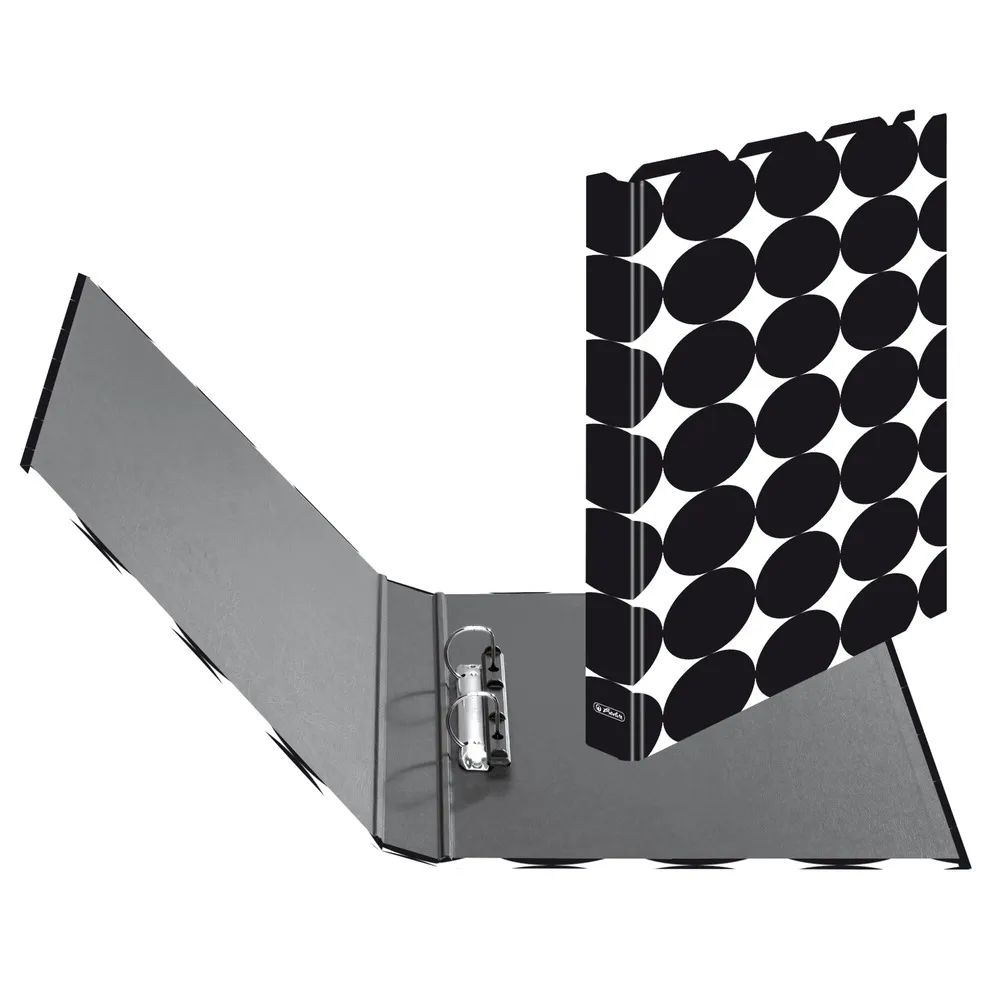 herlitz Ringbuch maX.file 2-Ring A4 Just Black