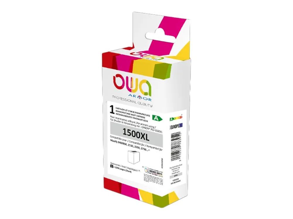 Armor OWA - 35 ml - Schwarz - kompatibel - wiederaufbereitet - Tintenpatrone (Alternative zu: Canon PGI-1500XL BK)