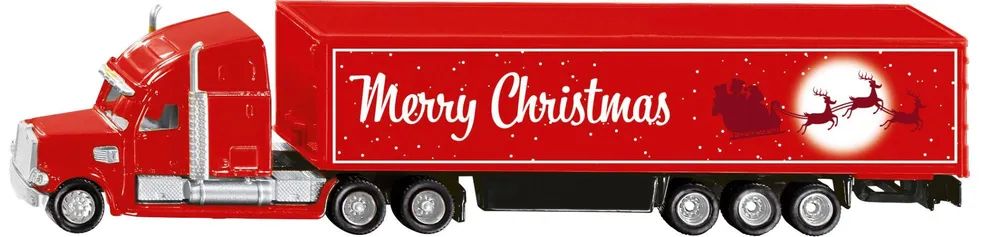 Siku SUPER Freightliner Weihnachtstruck rot
