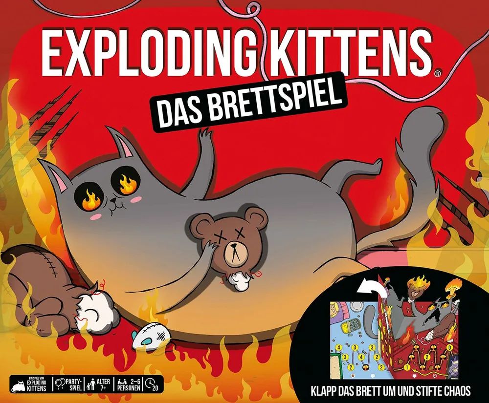 Asmodee GmbH Exploding Kittens Brettspiel
