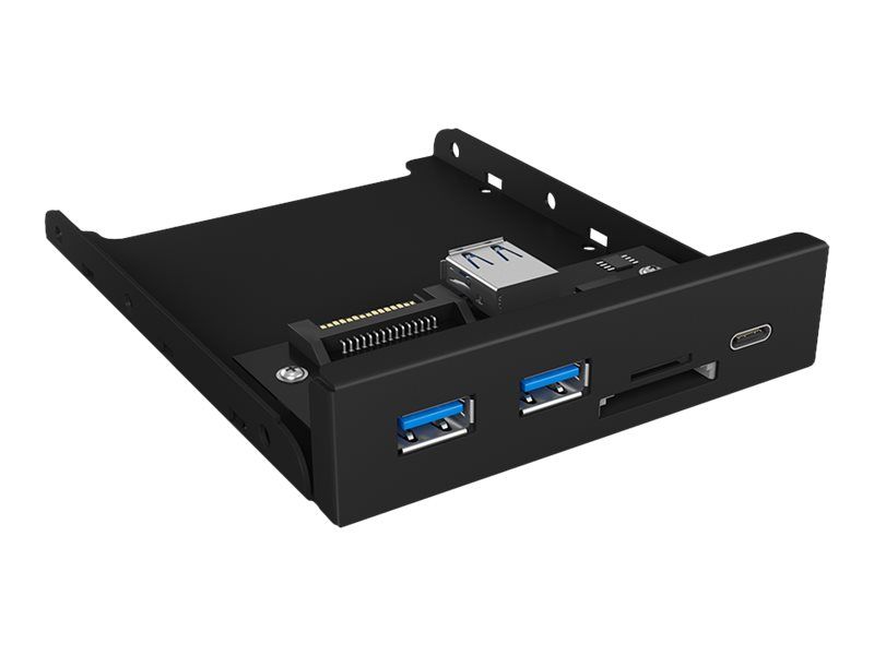 ICY BOX IB-HUB1417-i3 - Hub - 2 x SuperSpeed USB 3.0 + 1 x USB-C