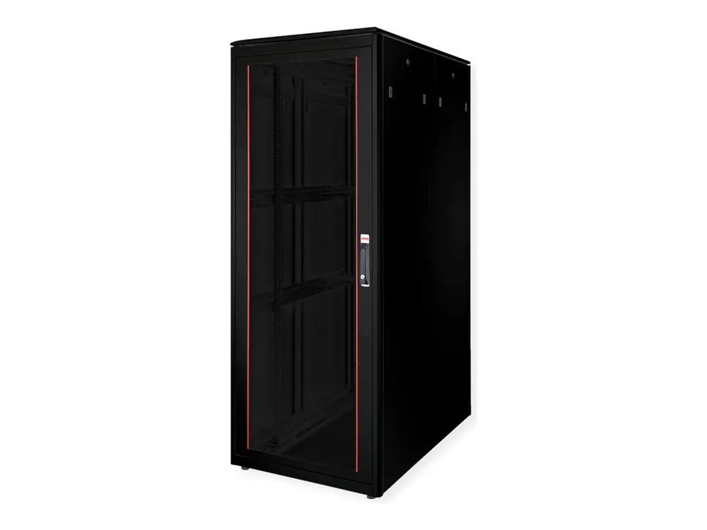 ROLINE Pro - Schrank Netzwerkschrank - mit Glastür, 800 x 1200 mm (B x T)