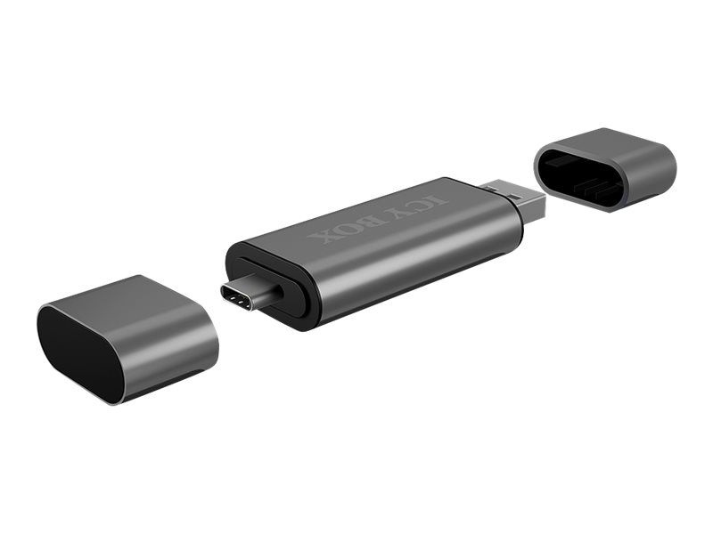 ICY BOX ICY BOX IB-CR200-C - Kartenleser (MMC, SD, microSD, SDHC, microSDHC, SDXC, microSDXC, SDHC UHS-I, microSDHC UHS-I)