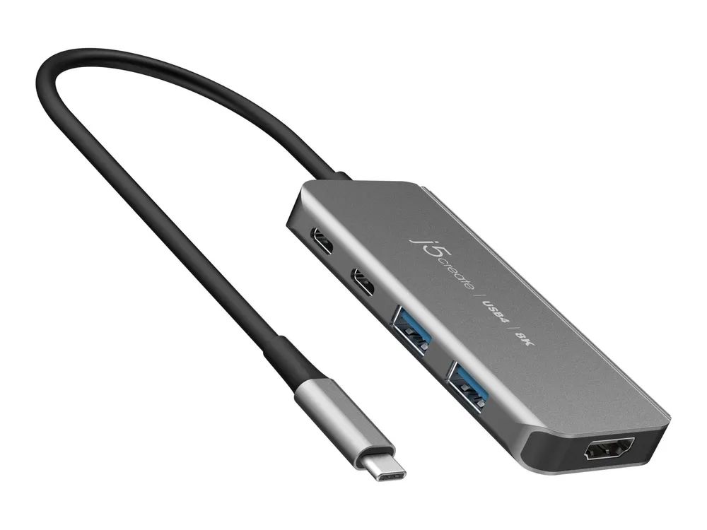j5create JCH453 - Dockingstation - USB-C / USB4 / Thunderbolt 3 / Thunderbolt 4