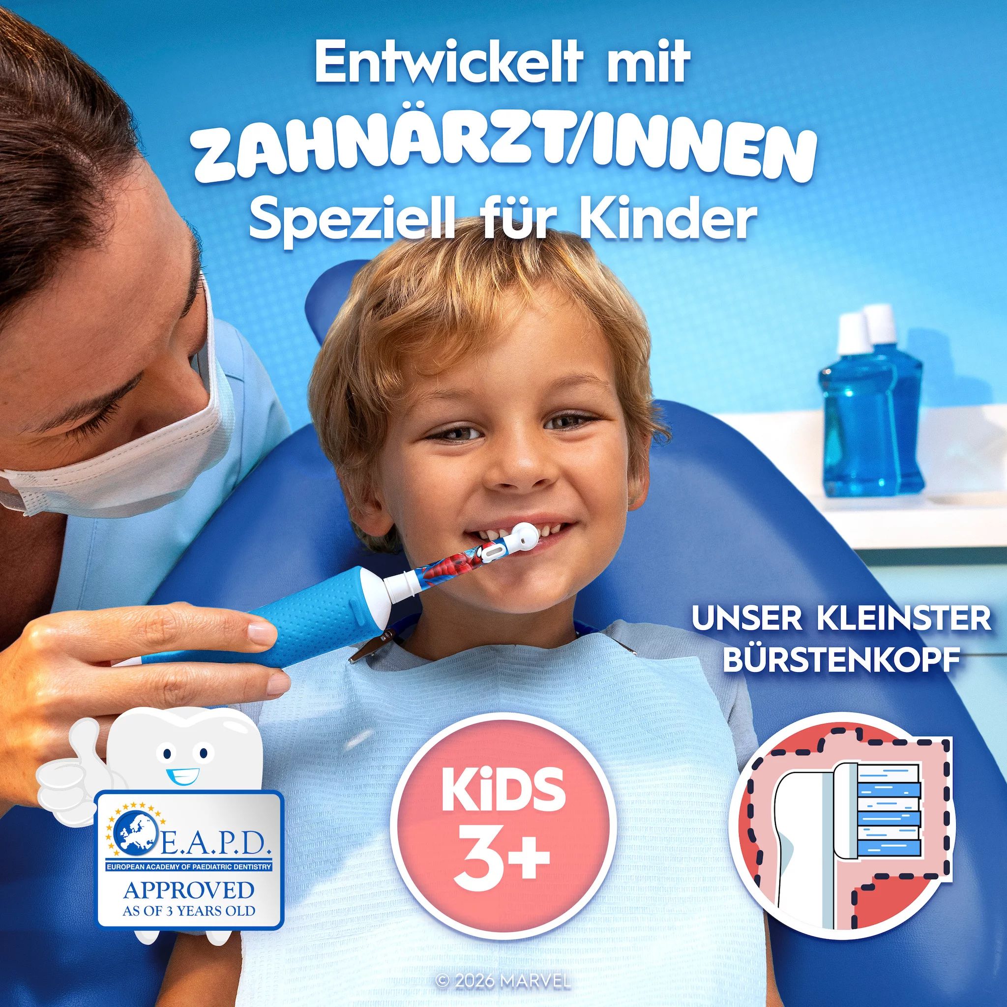 Oral-B Aufsteckbürsten Kids Spiderman 12er FFU
