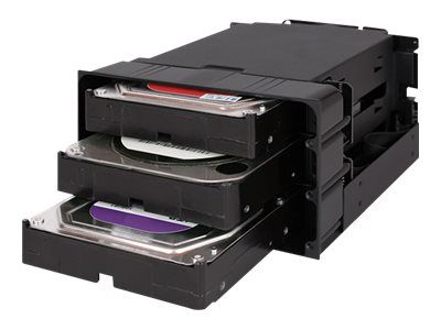 Icy Dock flexiDOCK MB830SP-B - Gehäuse für Speicherlaufwerke - 3.5" (8.9 cm)