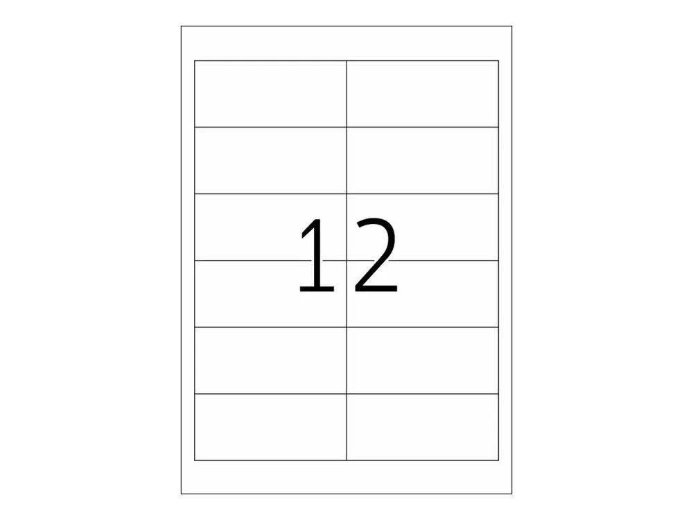 HERMA Special - Matt - permanent selbstklebend - weiß - 97 x 42.3 mm 300 Etikett(en) (25 Bogen x 12)