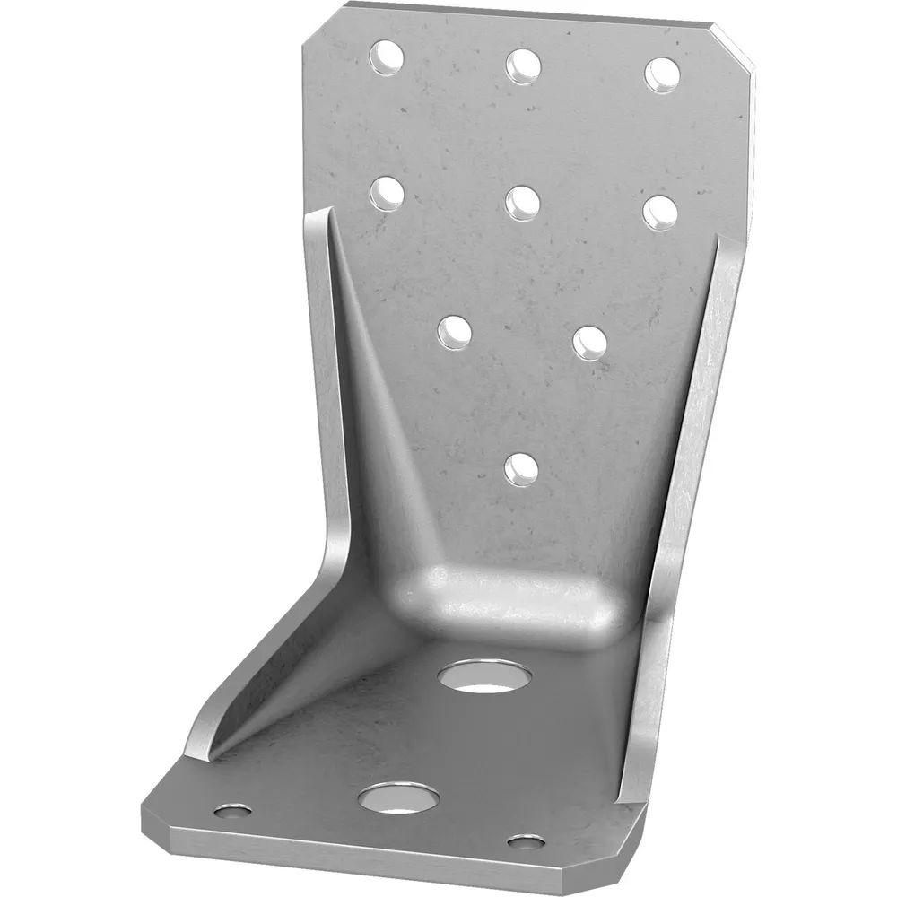 GH Winkelverbinder Langloch KR / 95x88x65x3,0mm - Stahl fvz Greenline