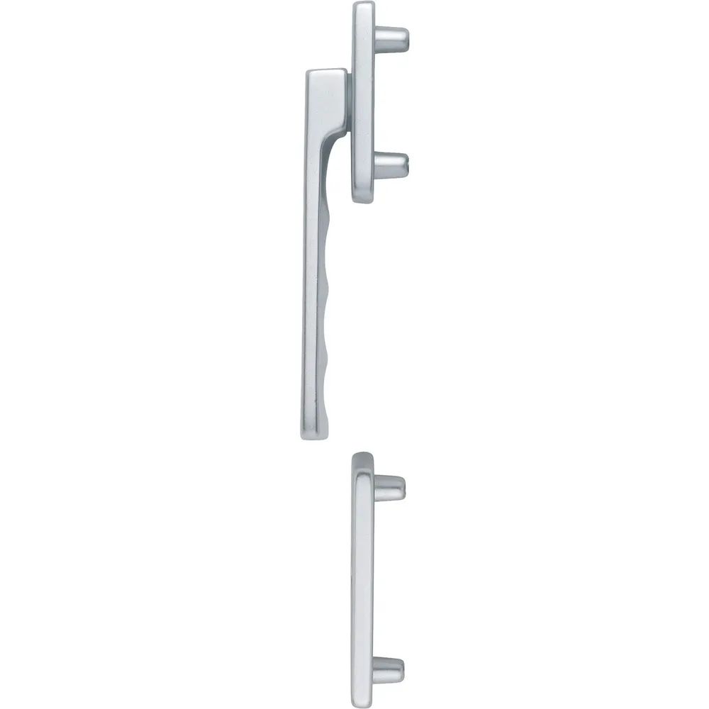 HOPPE Fenstergriff-Halbgarnitur TOULON außen flach, Aluminium silber eloxiert