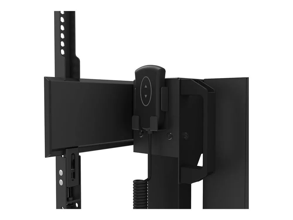 Neomounts FL55-875BL1 - Wagen - motorisiert - für LCD-Display - verriegelbar - Stahl - Schwarz - Bildschirmgröße: 140-254 cm (55"-100")