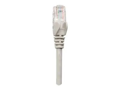 IC Intracom Intellinet Network Patch Cable, Cat5e, 7.5m, Grey, CCA, U/UTP, PVC, RJ45, Gold Plated Contacts, Snagless, Booted, Lifetime Warranty, Polybag - Patch-Kabel - RJ-45 (M)