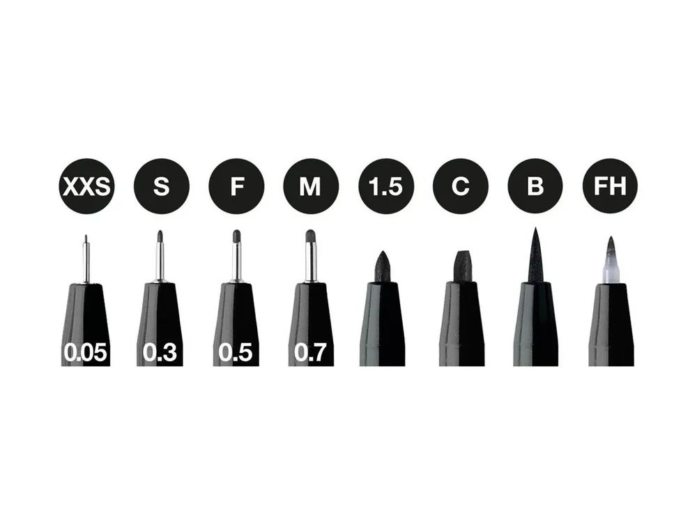 FABER-CASTELL PITT Artist Pen - Set Tuschestift, Fineliner und Marker