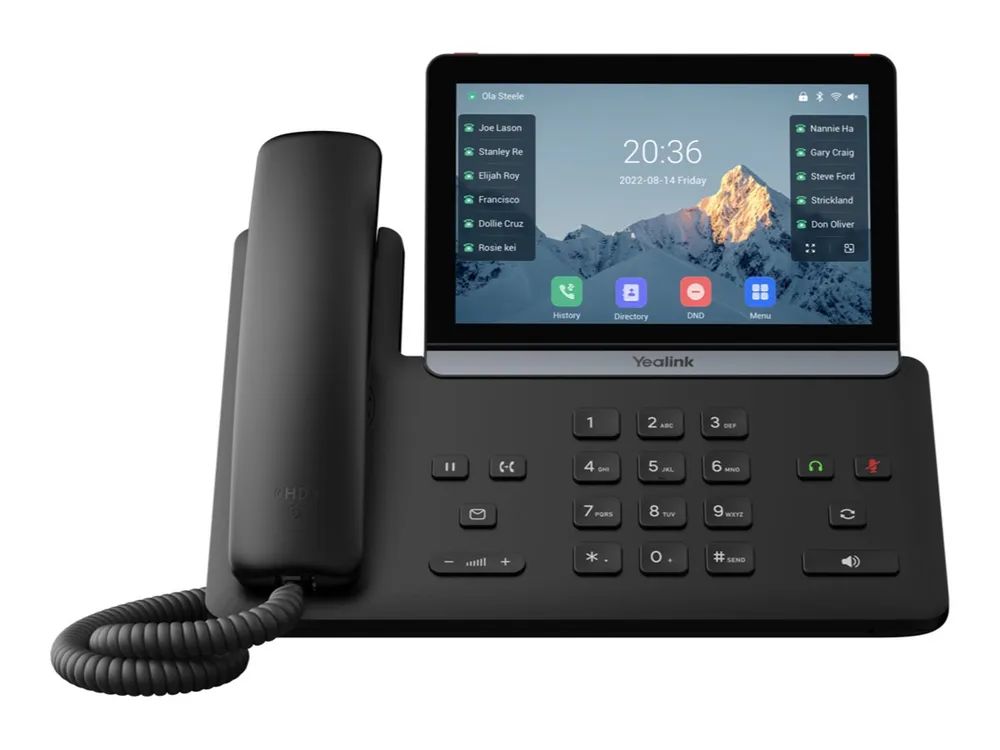 Yealink SIP-T87W - VoIP-Telefon mit Rufnummernanzeige - 10-fach Anruffunktion