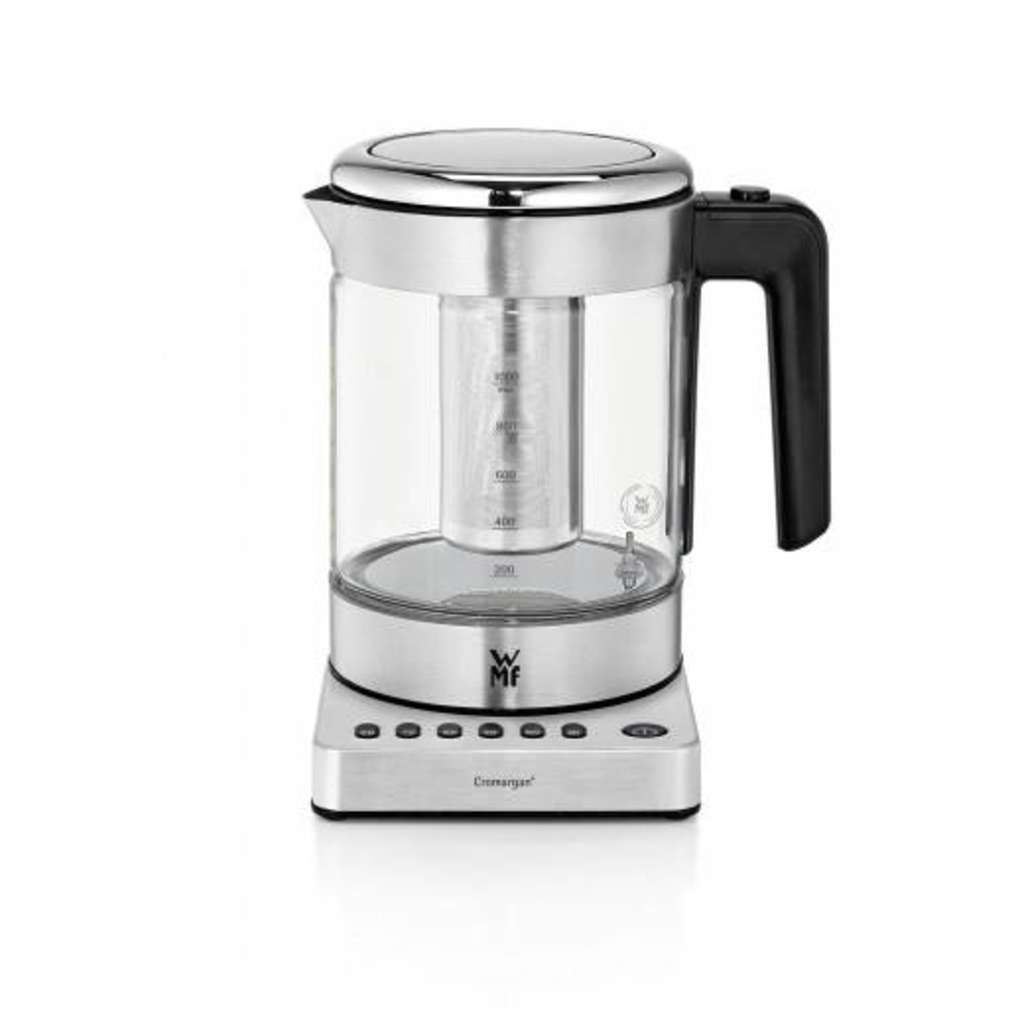 WMF KITCHENminis 04.1318.0012 - 1 l - 1960 W - Edelstahl - Glas - Regelbare Temperatur - Wasserstand
