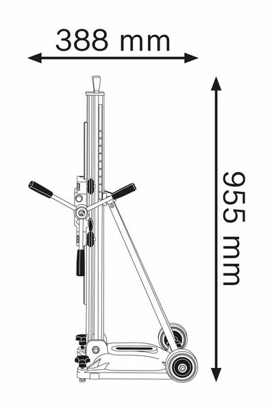Bosch Professional GCR 350 Bohrständer Karton
