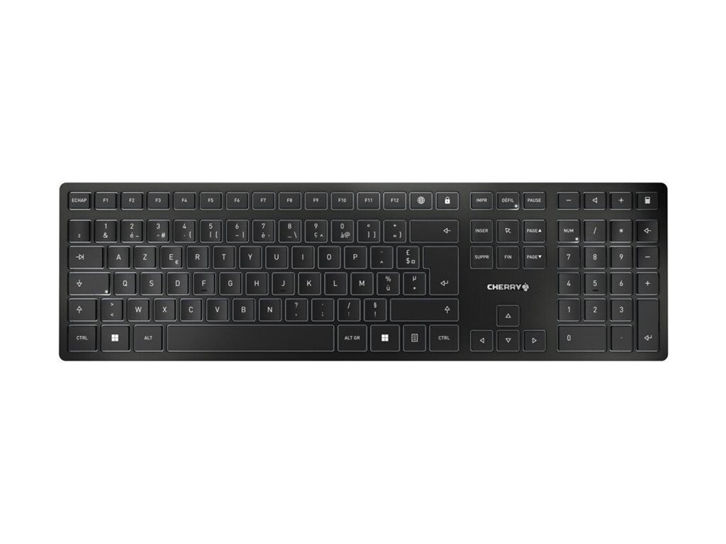 Cherry KW 9100 SLIM - Tastatur - kabellos - 2.4 GHz, Bluetooth 4.0