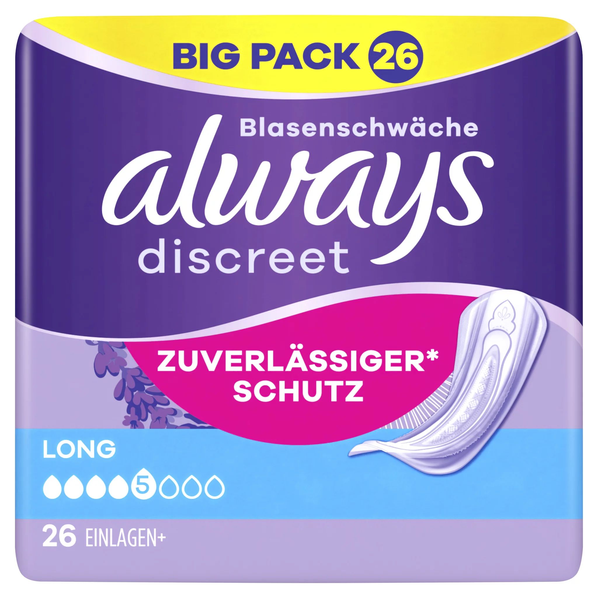 always Discreet Inkontinenz Long Big Pack 26