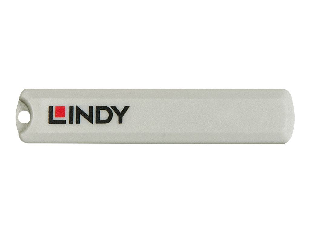 Lindy Schloss für USB-C-Port - Rot
