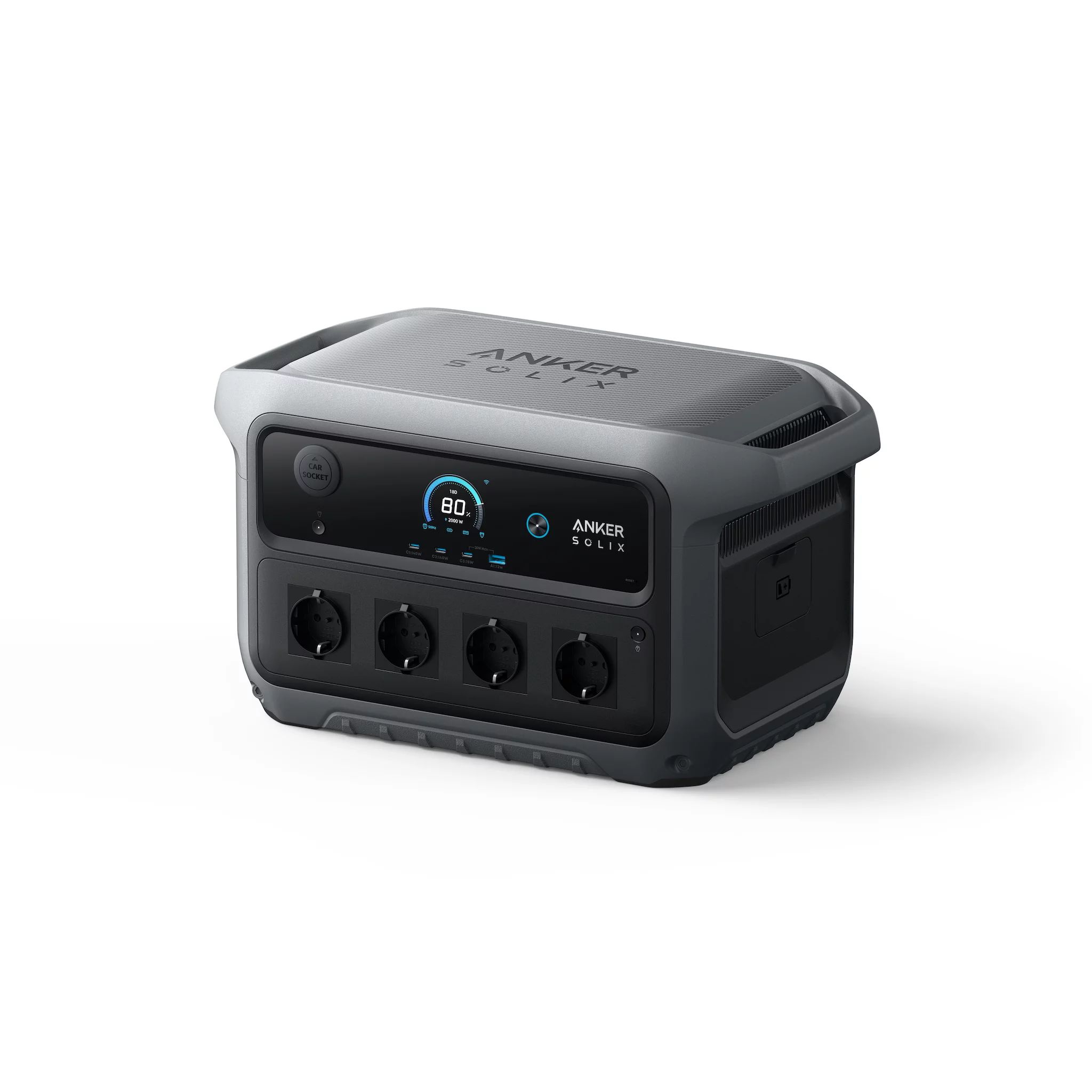 Anker SOLIX C2000 Portable Power Station +BP2000 Expansion Battery (Gen 2)