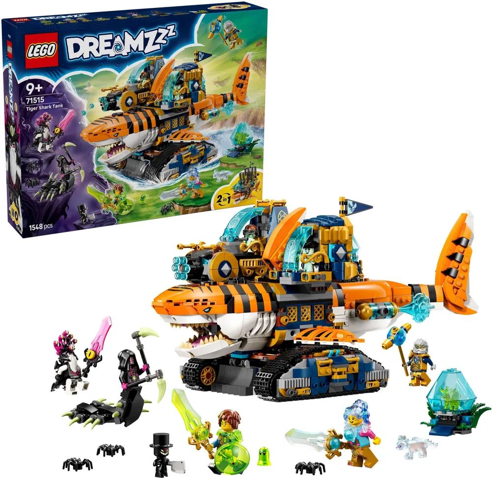 LEGO 71515 DREAMZzz Tigerhai-Fahrzeug