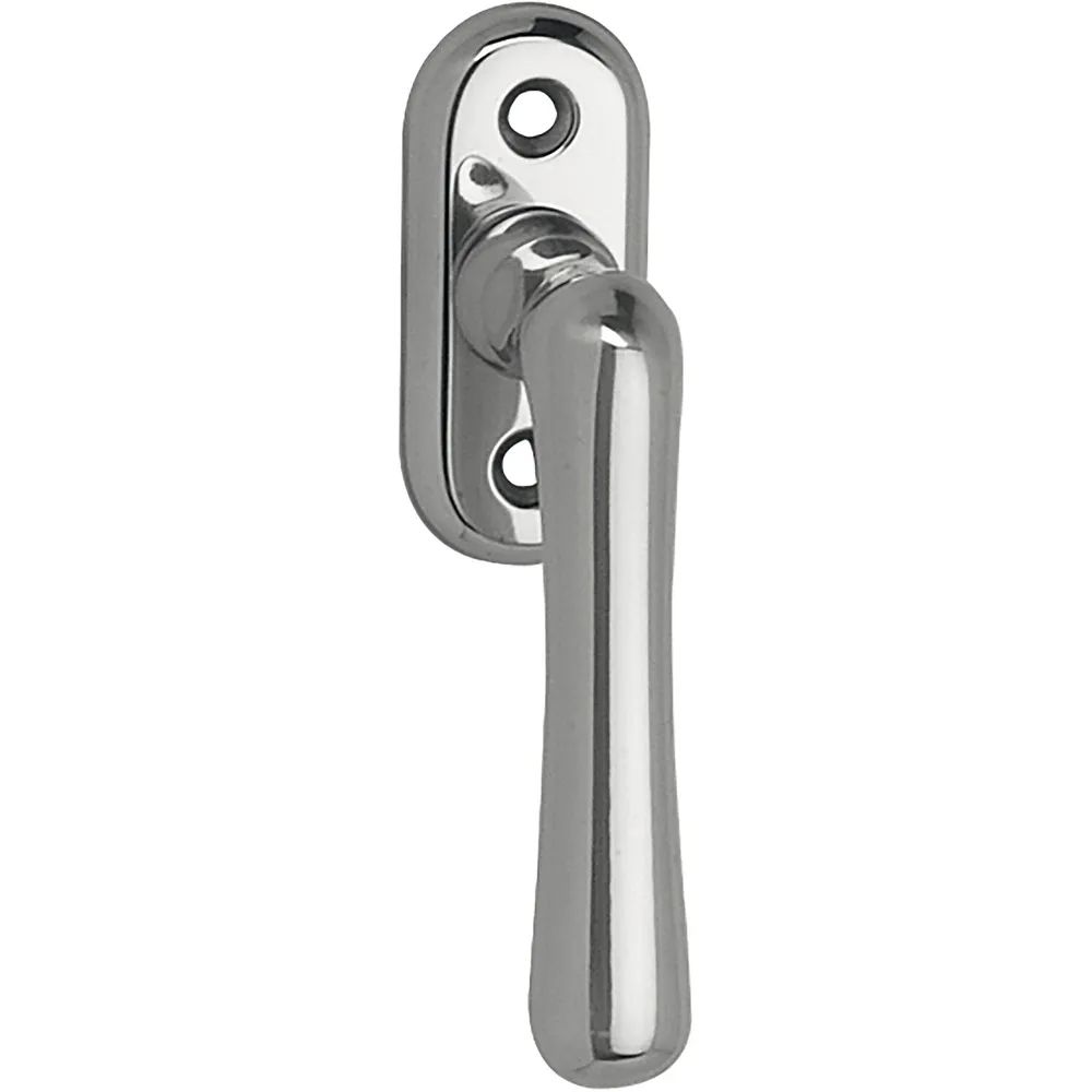 GRUNDMANN Fenstergriff ELEGANT 504H - sichtbar geschraubt, 7x35, Alu poliert