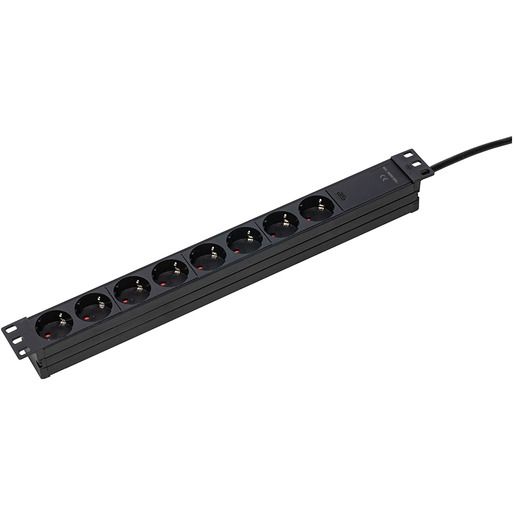 AS Schwabe 19Z STECKDOSENLEISTE 8F 3M SWS / SCHWAB 18190 H05VV-F 3G1,5 AS18190