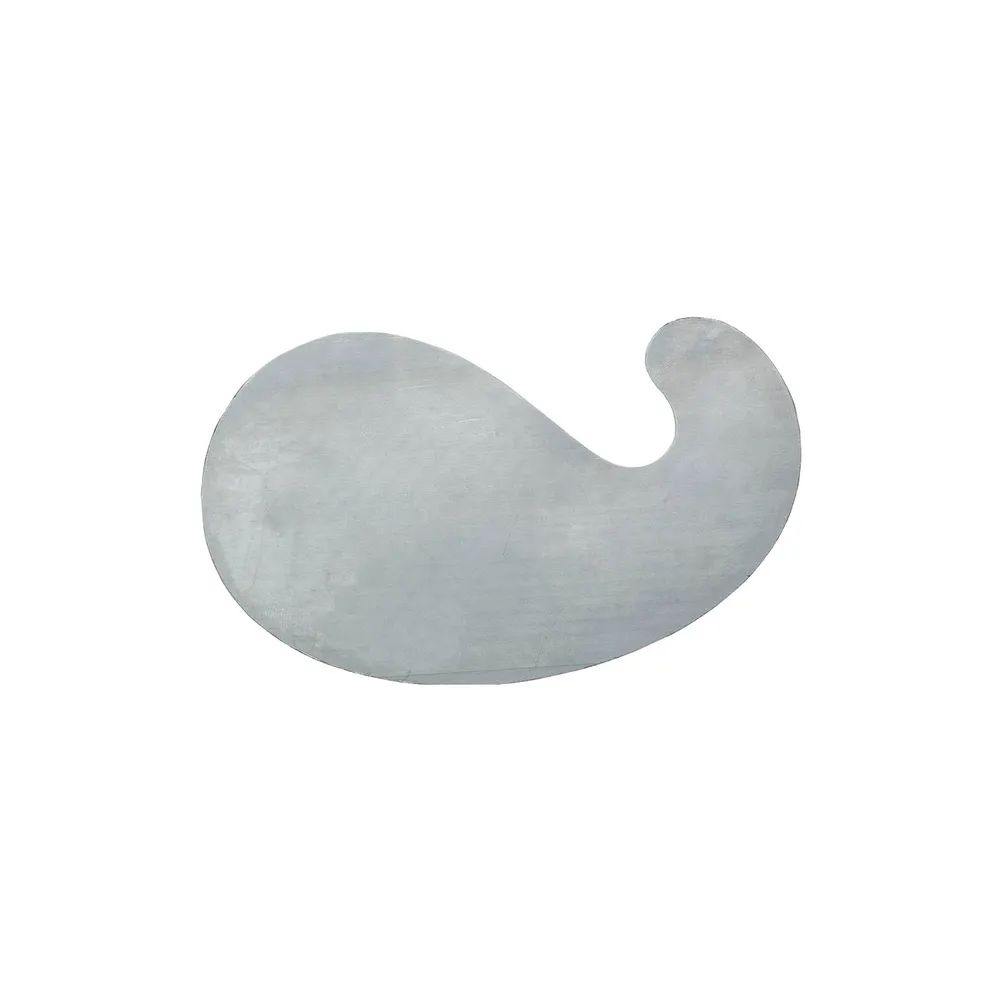 Dönges GmbH & Co.KG  Ziehklinge aus Spezialstahl Ausführung Schwanenhals 120 x 60 x 0,8 mm