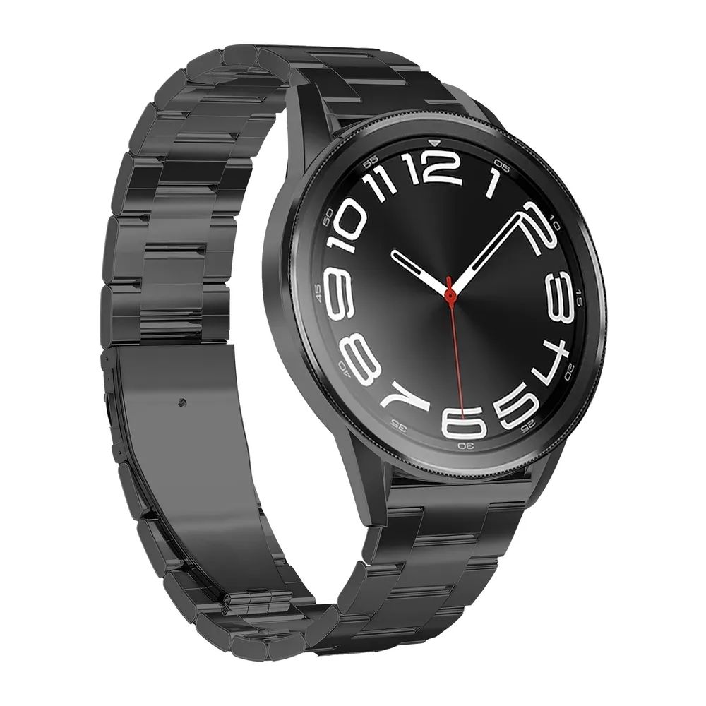 PURO METAL Band für Galaxy Watch 4/4 Classic/5/5 Pro/6/6 Classic/7, schwarz