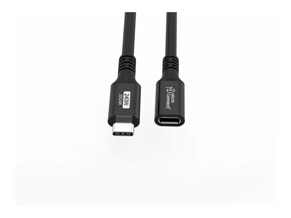 MicroConnect Premium USB-C cable Extender 20Gbps 240W USB 3.2 - Kabel - Digital/Daten