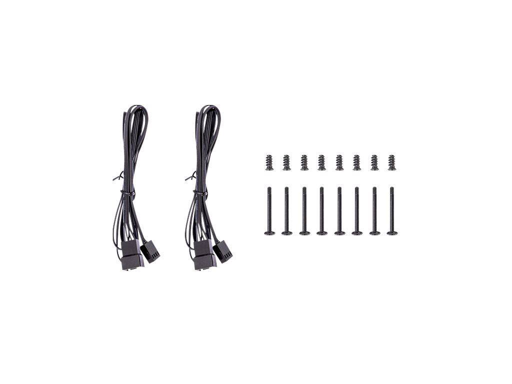 Thermaltake CT140 - Gehäuselüfter - 140 mm - Schwarz (Packung mit 2)