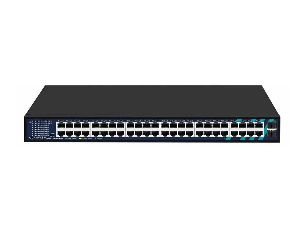 Lanview Switch - unmanaged - 48 x 10/100/1000